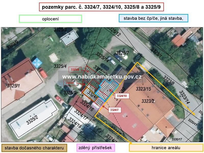 Dubňany, pozemek parc. č. 3324/7, parc. č. 3324/10 (součástí je stavba bez čp/če, jiná stavba), parc. č. 3325/8 a parc. č. 3325/9