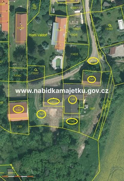 Horšovský Týn - pozemky a zemědělské stavby - Horní Valdorf