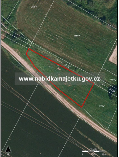 Pozemek p. č. 3133, včetně studny v k.ú. Jazovice