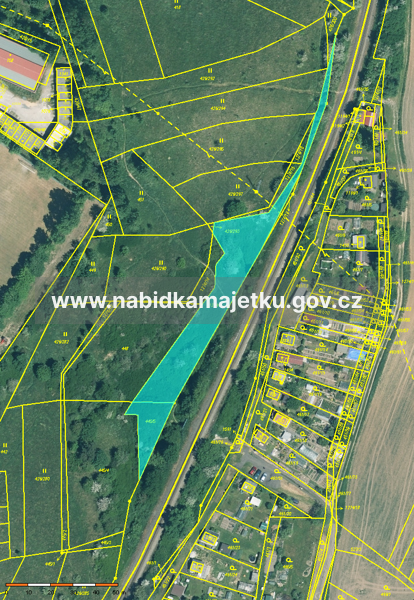 Pozemek p.č. KN 1274/3 a p.č. KN 445/5 k.ú. Kaznějov, okres Plzeň-sever