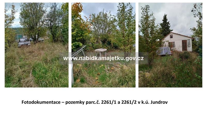 Vyhlášení elektronické aukce na prodej pozemků parc.č. 2261/1 a 2261/2, k.ú. Jundrov
