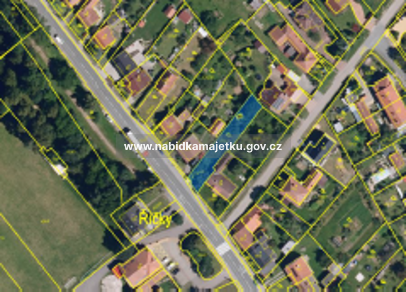 zemědělská stavba bez čp/če spoluvlastnický podíl 1/4 pozemku p. č. st. 76 a 1/4  pozemku p. č. 578/4 v k.ú Říčky u Brna