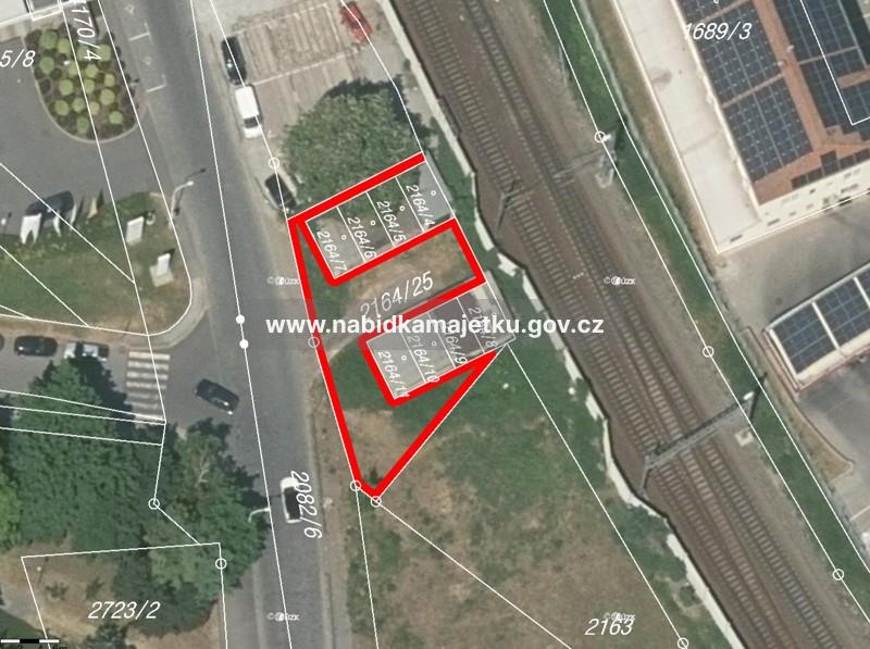 pozemek parcelní číslo 2164/25 v katastrálním území Bubeneč