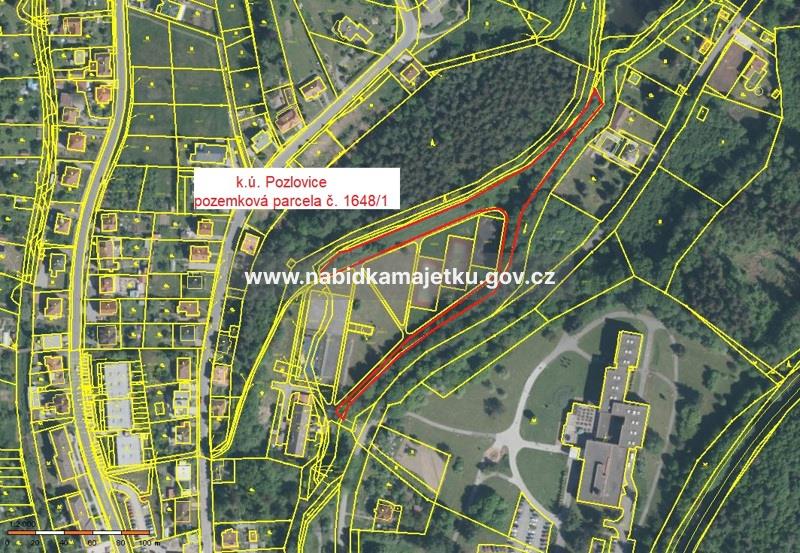Pozlovice, pozemek pozemková parcela č. 1648/1