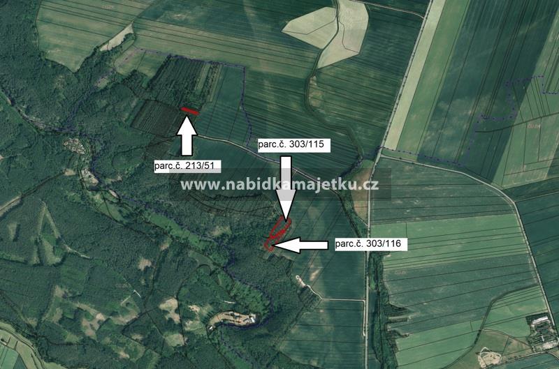 Břežany u Rakovníka, id. 1/2 pozemků parc.č. 213/51, 303/115 a 303/116