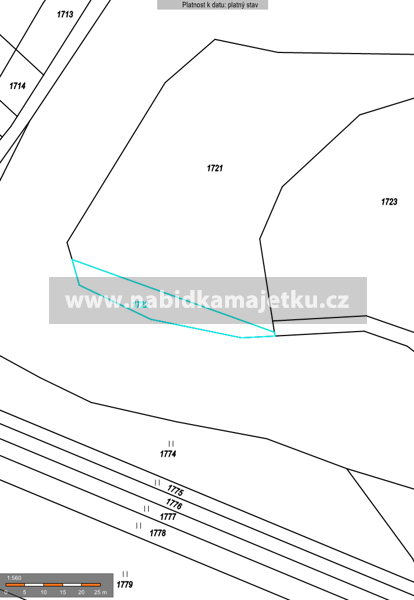 Spoluvlastnický podíl 1/2 pozemku p.č. 1615 a p.č. 1722 k.ú. Křimice