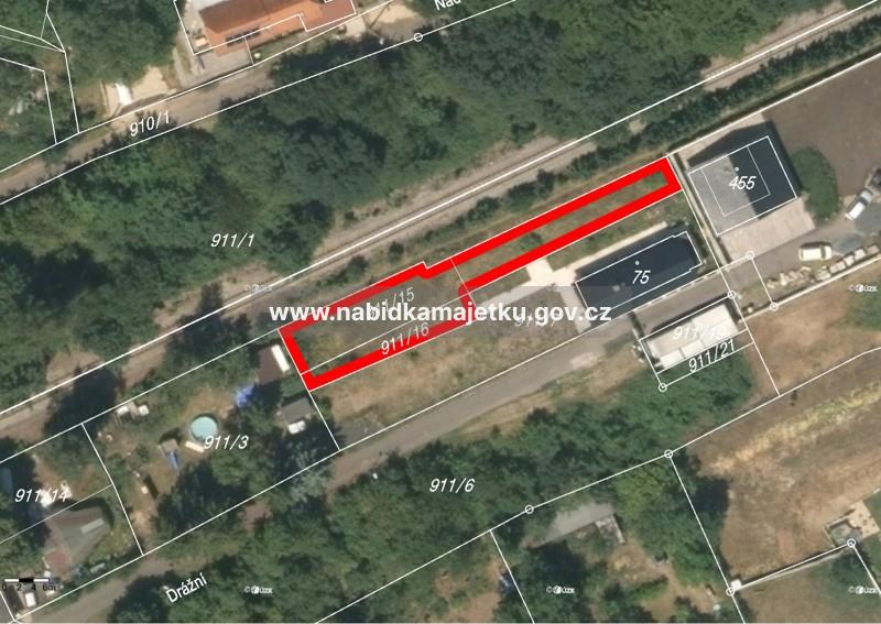 pozemku parcelní číslo 911/15 a pozemku parcelní číslo 911/16 v katastrálním území Unčín u Krupky